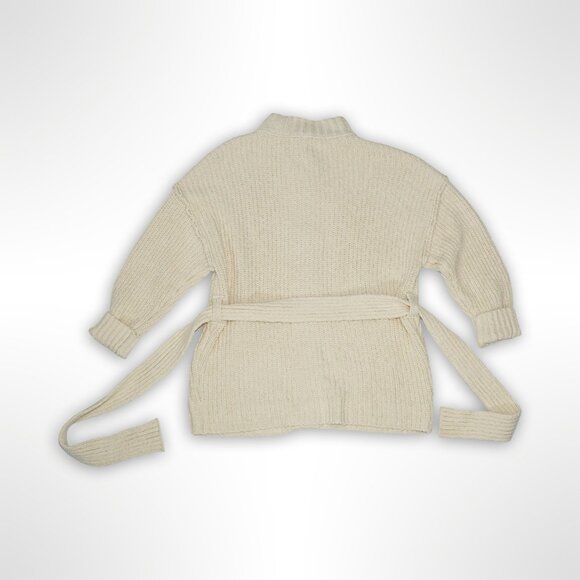 Free People Belted Mock Neck Cardigan - Size XS - Picture 3 of 3